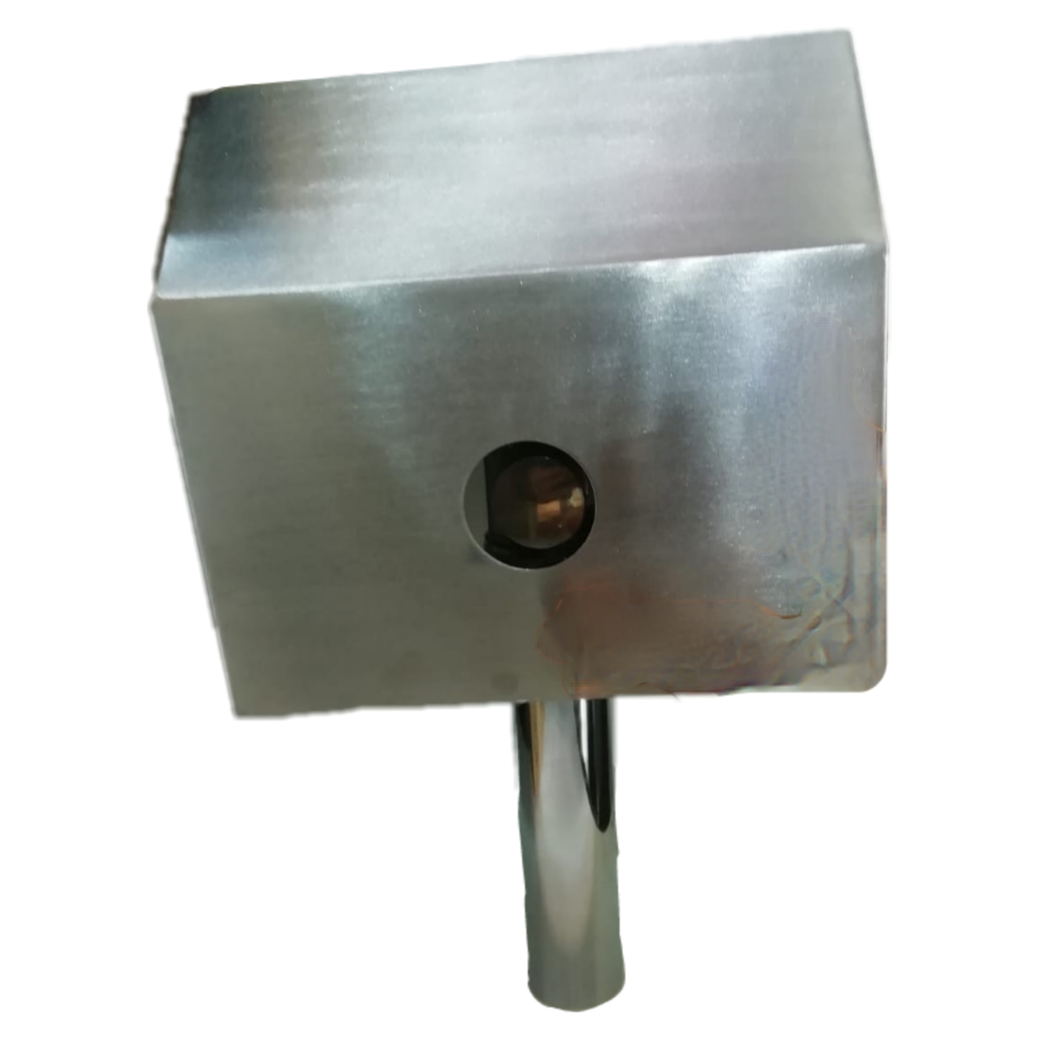 Caja protectora de acero inox 304 1mm para fluxómetro
